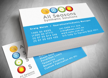 Tweed Heads and Gold Coast Business Card Design