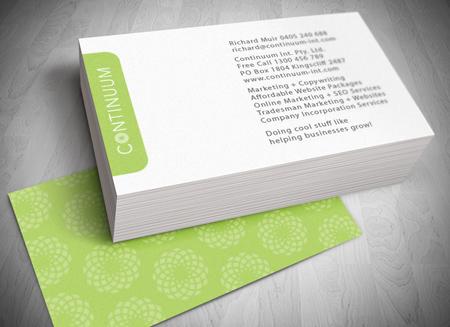 Tweed Heads and Gold Coast Business Card Design