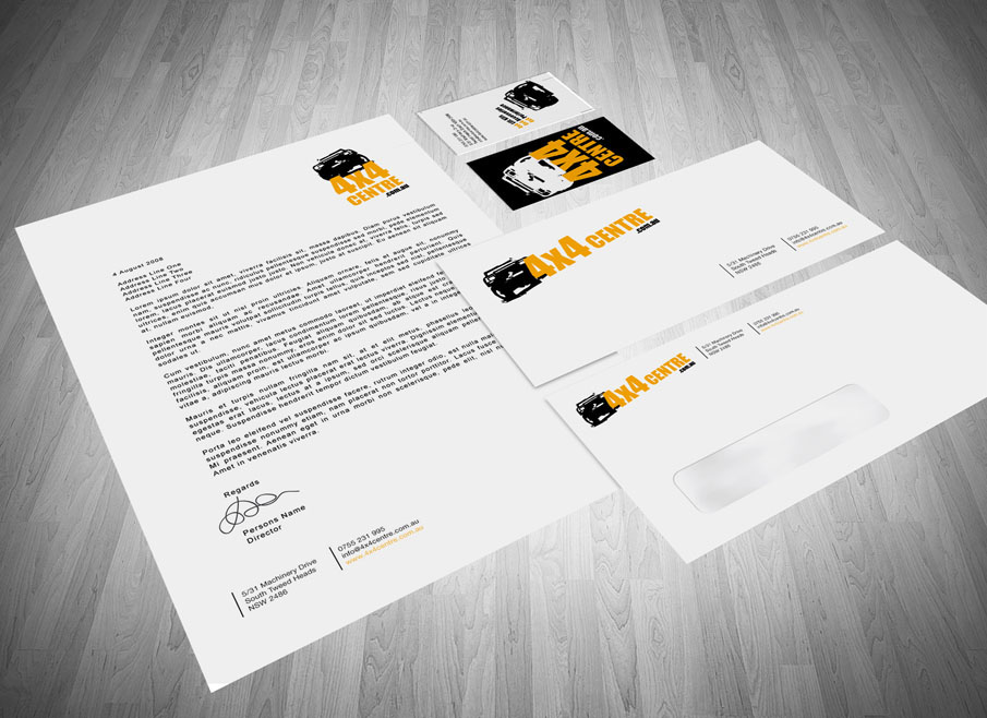 Gold Coast Letterhead and Stationary Design