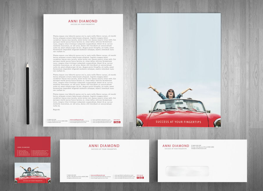 Gold Coast Letterhead and Stationary Design