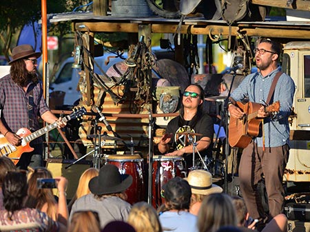 Buskers By The Creek Festival Branding Design