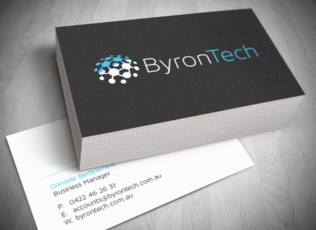 Byron Tech Gold Coast Logo, website and Letterhead and Stationary Design