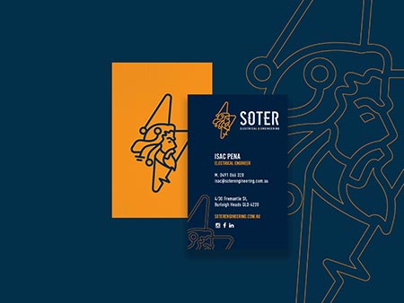 Soter Electrician Branding Design