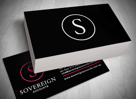 Gold Coast LOGO DESIGN - Sovereign Accounts - Gold Coast Logo and Business Card Design 