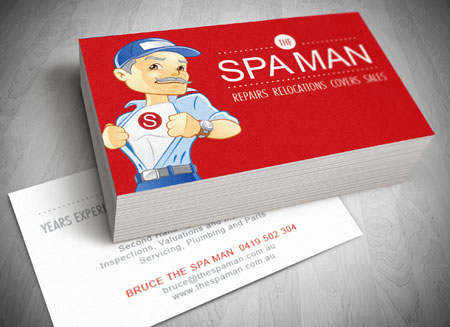 Gold Coast LOGO DESIGN - The Spaman - Gold Coast Logo and Business Card Design 