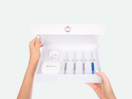 Snowhite Teeth Whitening Kit Packaging Design Graphic Design