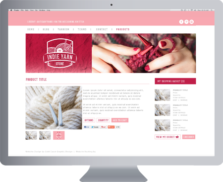 Gold Coast LOGO DESIGN - The Indie Yarn Store - Gold Coast Logo, website and Letterhead and Stationary Design