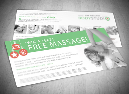 Carrara LOGO DESIGN - The Healthy Body Studio - Gold Coast Logo and Business Card Design 